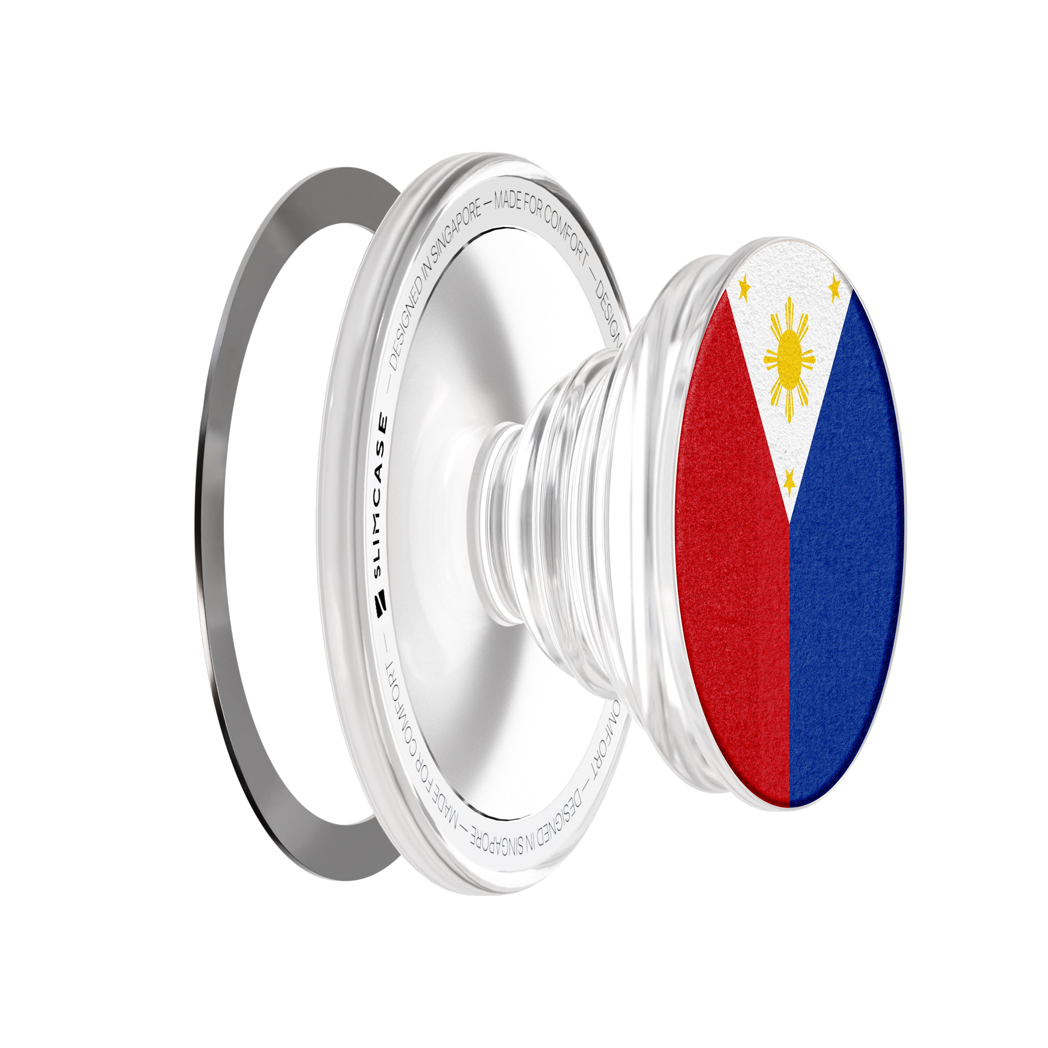 Magnetic Phone Grip, Adapter Ring Plate included