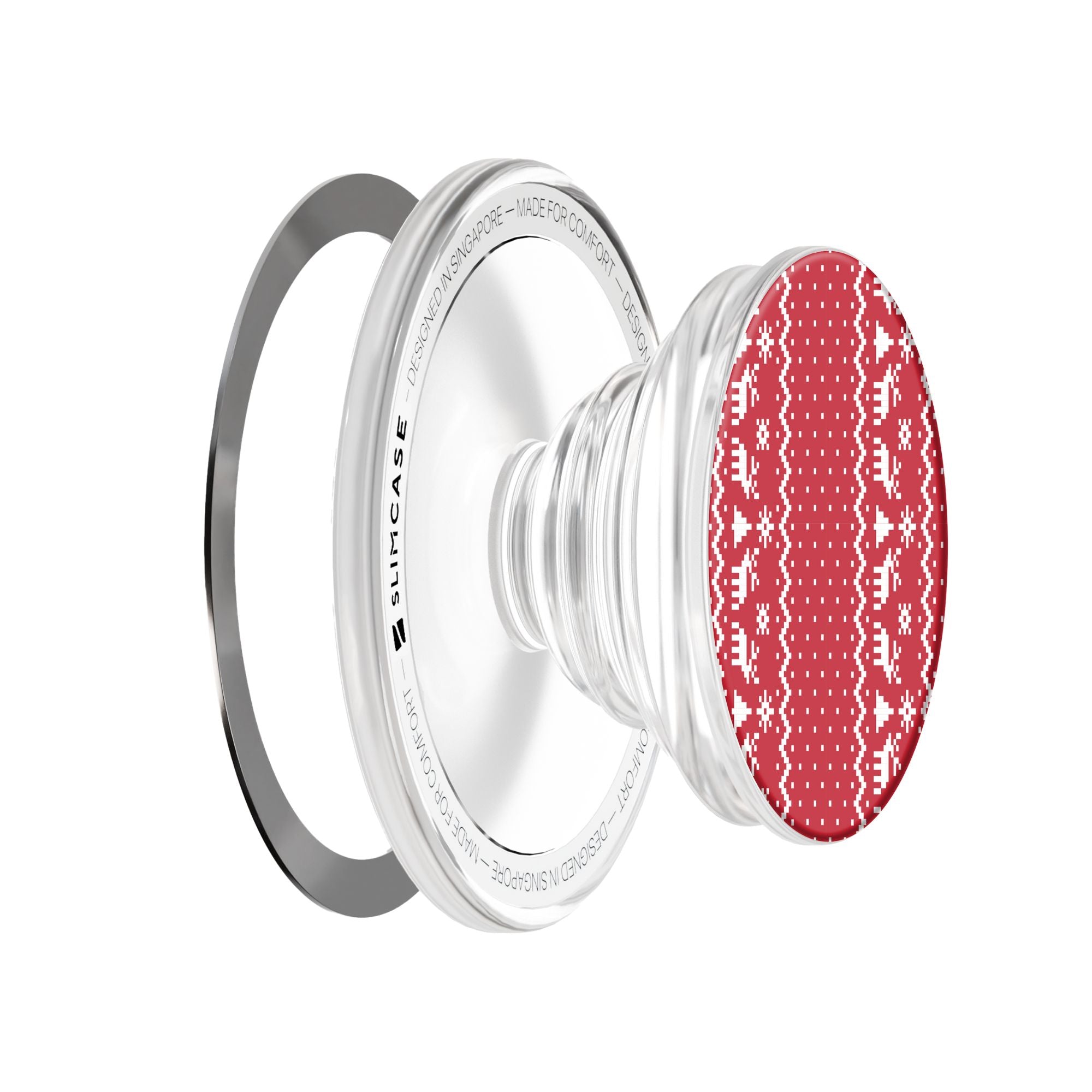 Magnetic Phone Grip, Adapter Ring Plate included