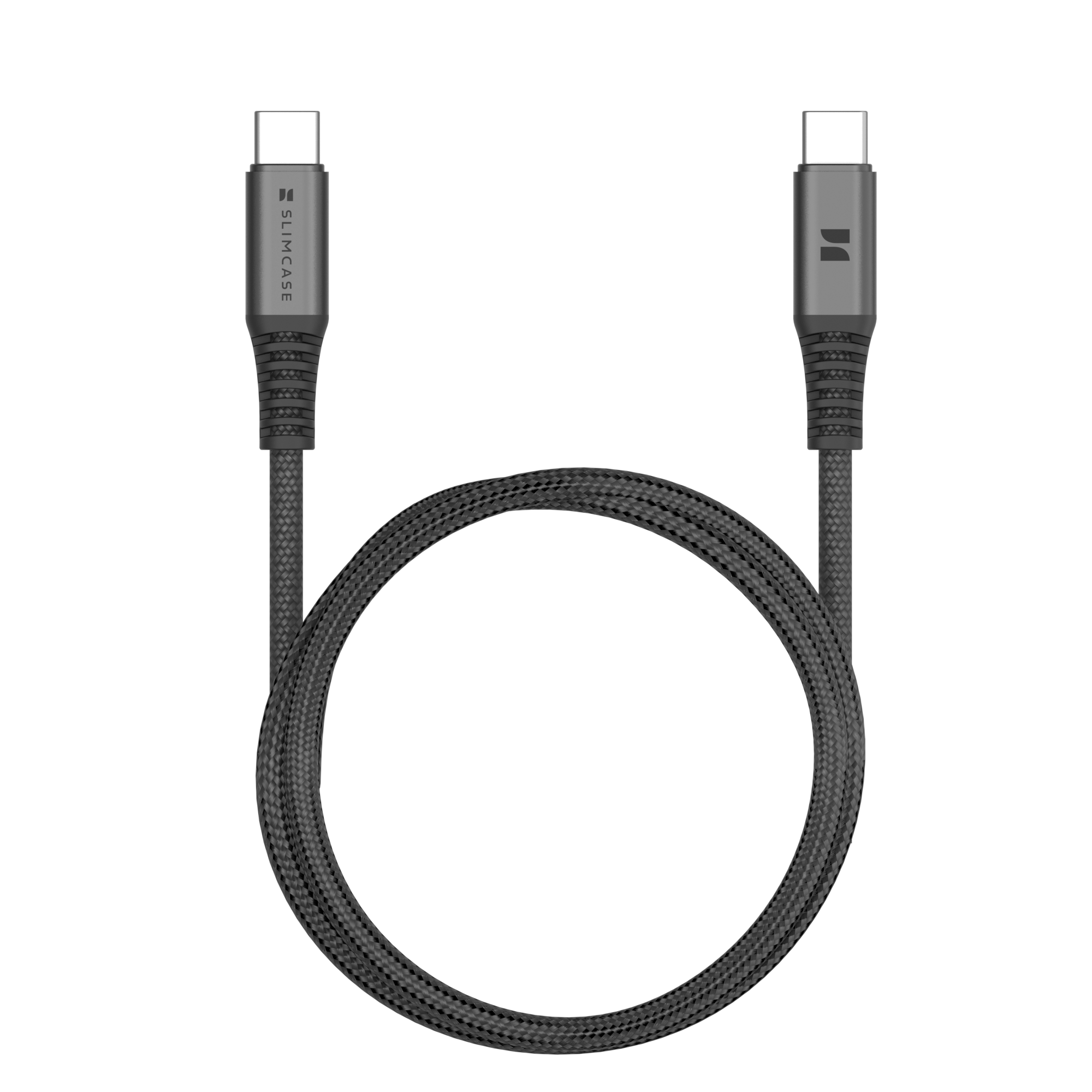 Slimcase USB-C-C Fast Charging Cable 100W - Black - Slimcase Philippines