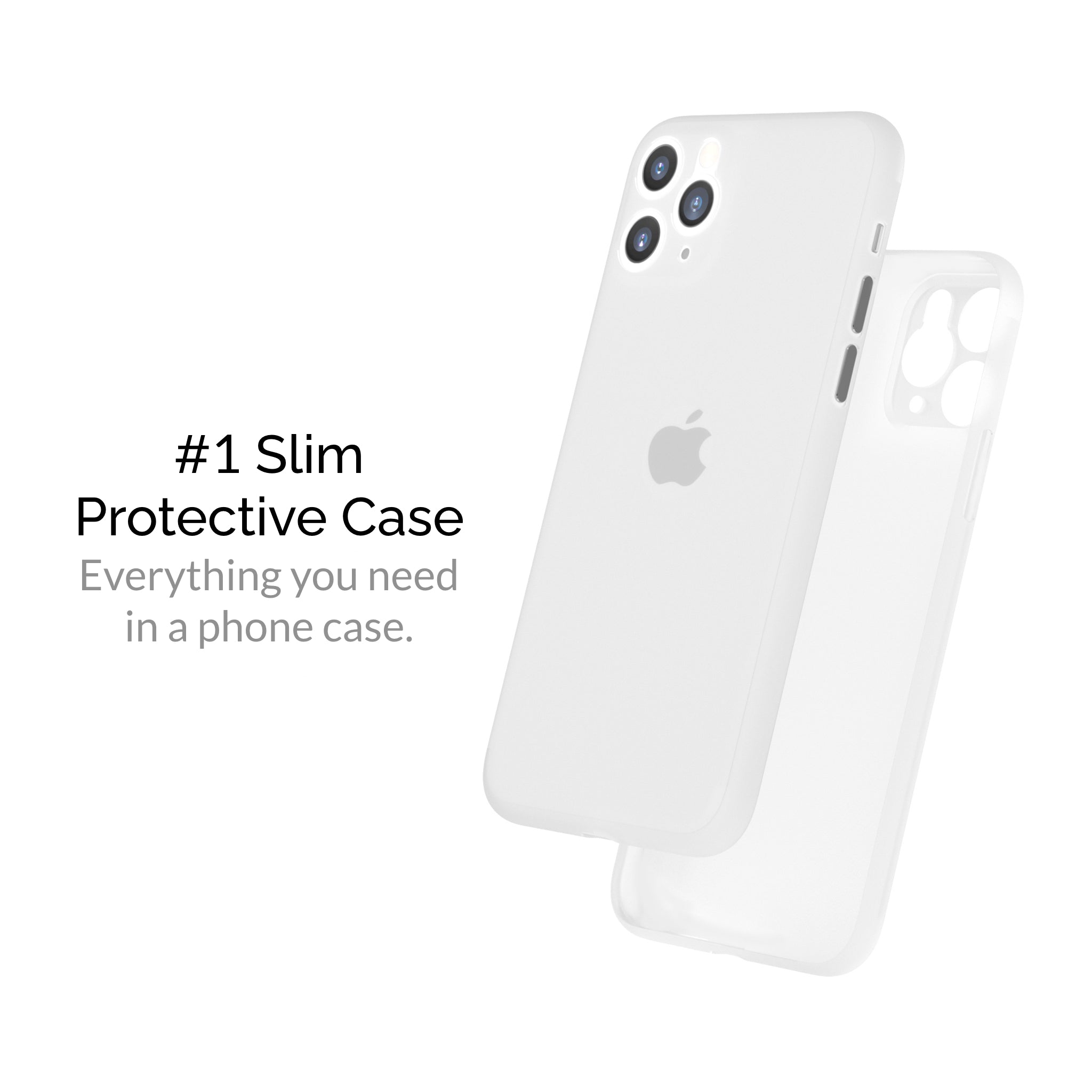 Slimcase for iPhone 11 Pro Max - Frosted White - Slimcase Philippines