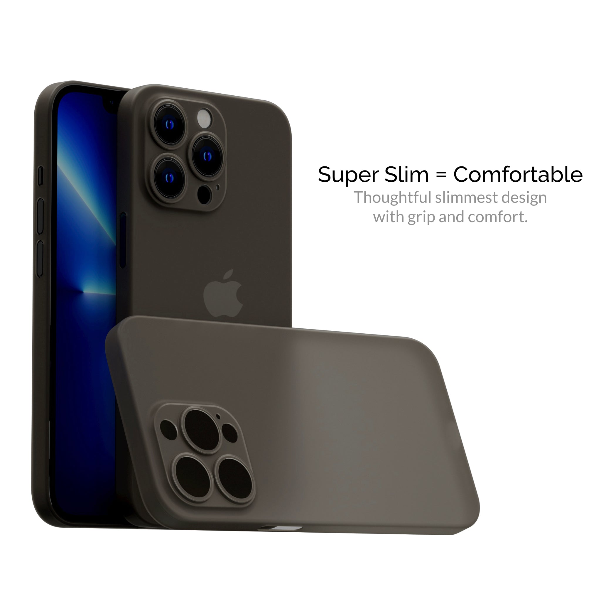 Slimcase for iPhone 13 Pro Max - Classic - Frosted Black - Slimcase Philippines